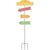 Fun Express – Fiesta Directional Sign for Cinco de Mayo – Party Decor – Large Decor – Floor Stand Ups – Cinco de Mayo – 1 Piece