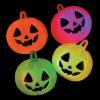 Fun Express – Light Up Jack O Lantern Puffers for Halloween – Toys – Value Toys – Light Up Toys – Halloween – 12 Pieces