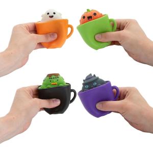 Halloween Cup Characters Squeeze Toys – 12 Pieces