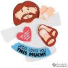 Jesus Loves You This Much Foam Cut Out – Makes 12 – Crafts for Kids and Fun Home Activities