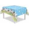 Bluey Party Tablecloth 54″ x 84″ – Disposable Plastic Bluey Birthday Table Cover for Kids’ Parties, Decorations, Supplies & Bluey Theme Events