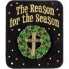 Fun Express Elegant Green Wreath Cross Metal Pins – 1.5″ (Pack of 12) – Symbolic Christmas Design on Cards, Perfect for Church Events, Bible Study Groups, and Christmas Gifts.