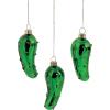 Hand Blown Glass Pickle Christmas Ornaments – Set of 12 – Holiday Home Decor