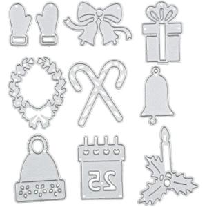 Fun Express Christmas Cutting Die – Holiday Crafting Tool for Kids & DIY Projects – Perfect for Christmas Cards Decorations & Fun Holiday Activities – Ideal for Creative Family Crafts – 1 Piece