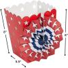 Fun Express Patriotic Paper Fan Luminary Bags – Party Supplies – 12 Pieces