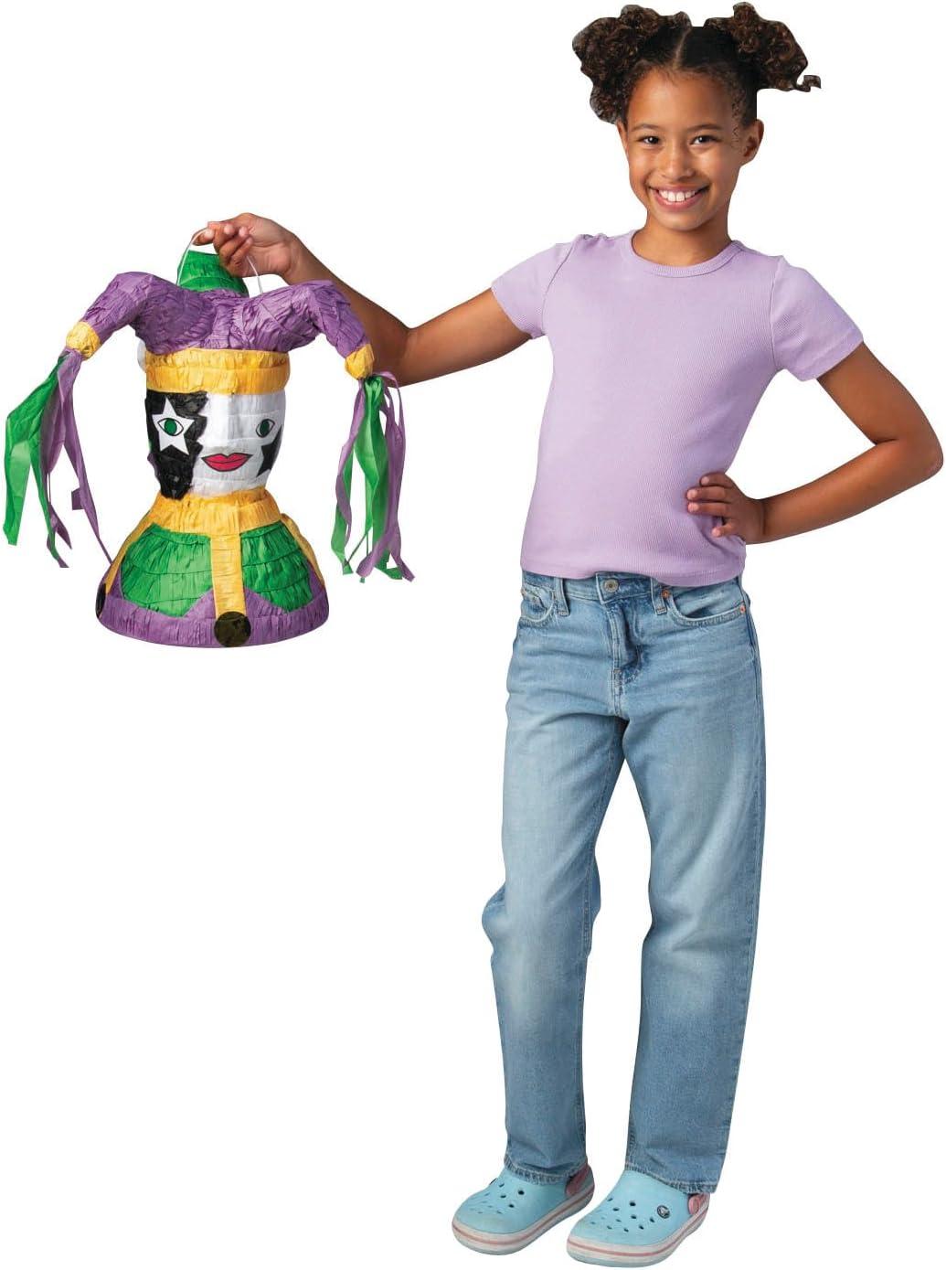 image:imageFun Express Mardi Gras Jester Piata Great For Mardi Gras Fat Tuesday Celelbrations Birthdays and Other Grand Events