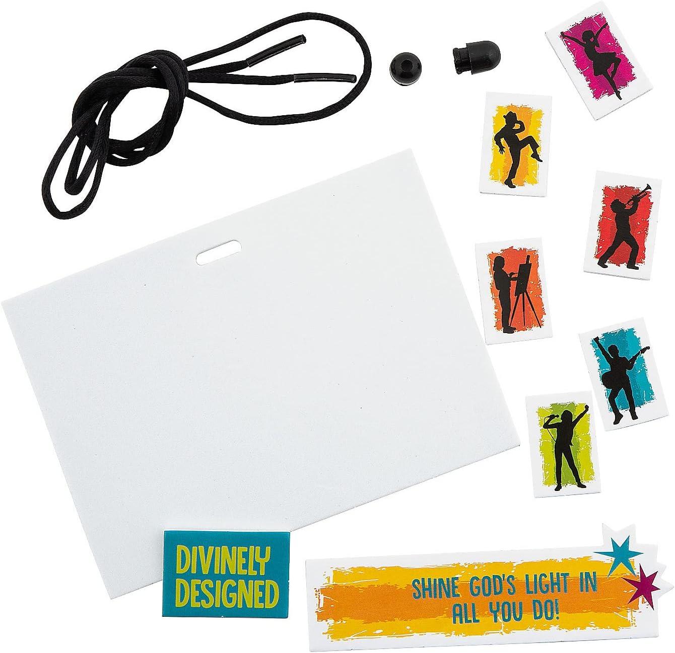 image:imageFun Express Studio VBS Name Tag Necklace Craft Kit Makes 12 VBS Vacation Bible School SuppliesDecor