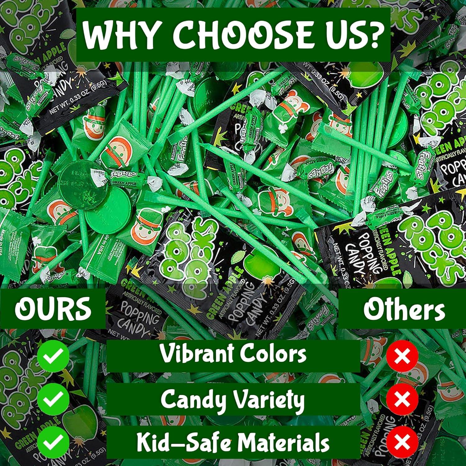 image:imageSt Patricks Day Bulk Candy Mix 200 pieces and over 3 pounds Assorted Parade and Party Candy