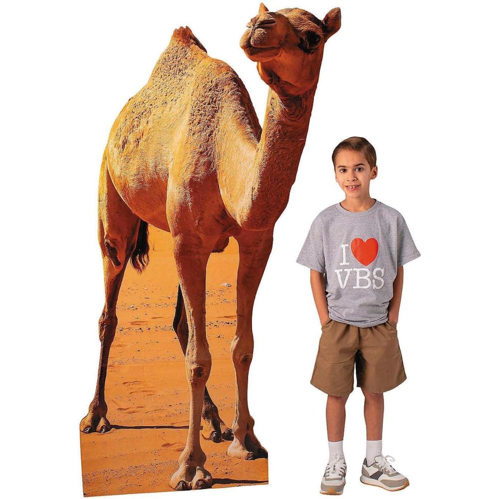 image:image39 x 71 Egyptian VBS Camel LifeSize Cardboard Cutout StandUp Vacation Bible School Supplies