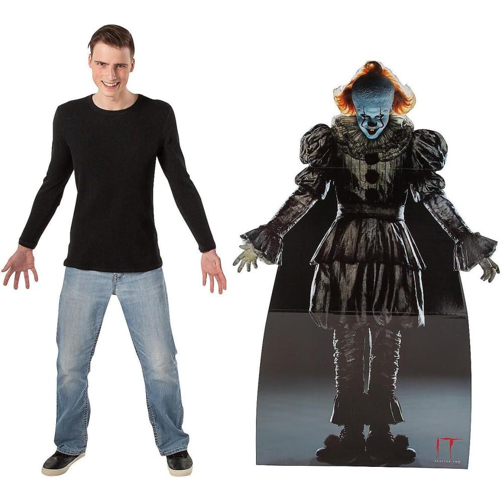 image:image44 x 68 IT Chapter Two Pennywise the Clown Cardboard Cutout StandUp