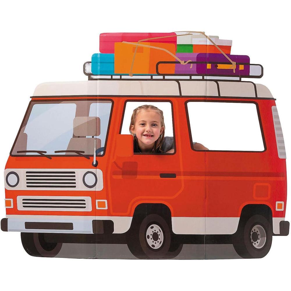 image:image57 x 43 34 On the Road VBS Red Van Cardboard Cutout StandUp Vacation Bible School Supplies