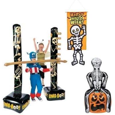 image:imageFun Express 6 Pieces Halloween Party Skeleton Games amp Decorations Kit
