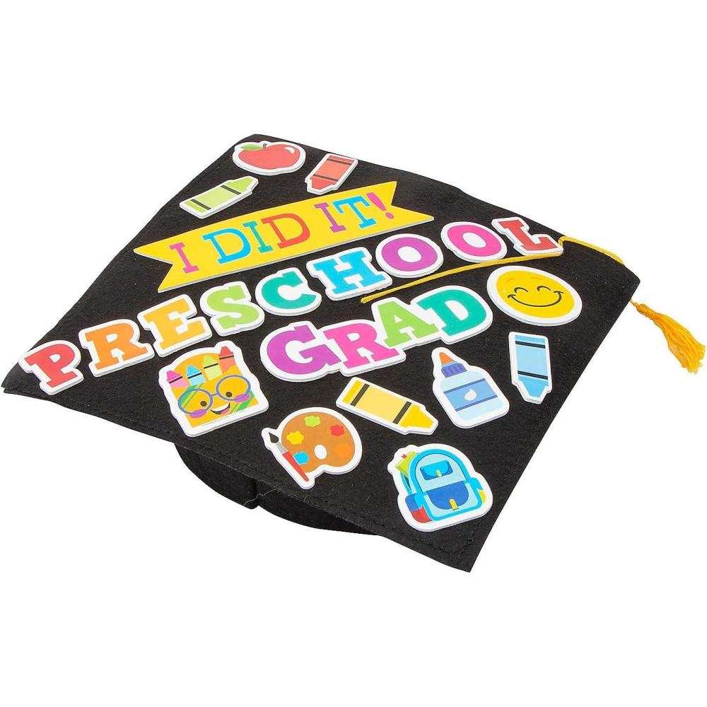 image:imageFun Express 7 12 x 9 34 Preschool Graduation Mortarboard Decorating Kit 12 Pieces