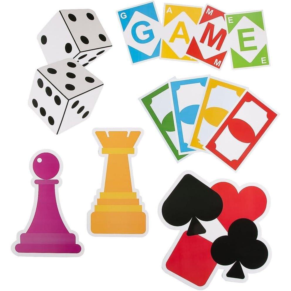 image:imageFun Express Game Night Cutouts Party Decor VBS Vacation Bible School SuppliesDecor 6 Pieces