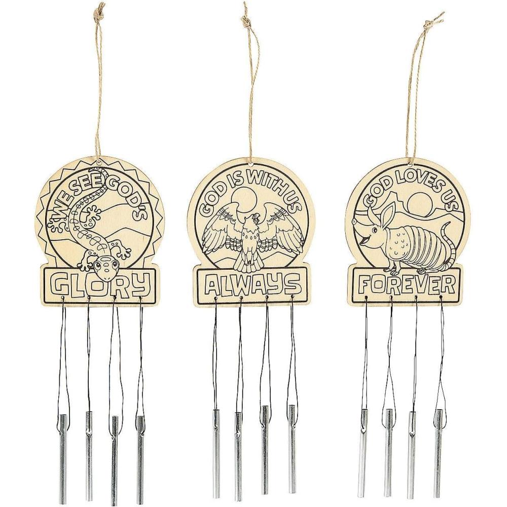 image:imageFun Express Southwest VBS Color Your Own Wind Chimes VBS Vacation Bible School SuppliesDecor 12 Pieces