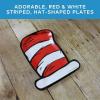 130 Piece Seuss Party Disposable Tableware Kit For 24 Guests, Includes Plates, Napkins, Cups, Tablecloth and Silverware