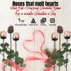 72 Pieces Pink Foil-Wrapped Milk Chocolate Roses – 14 Inch – Bulk