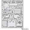 Fun Express All About Me Posters Elementary Set of 30 – Star Student of the Week Classroom Posters for Preschool, Kindergarten & Elementary School | 17×22 Educational Decorations for Teachers