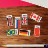 Fun Express Flags Around The World Erasers – VBS Vacation Bible School Supplies/Decor- Educational and Learning Activities for Kids – 24 Pieces