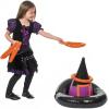 Fun Express Inflatable Witches Hat Ring Toss Game – Halloween Game – 5 Pieces – Multi-Colored