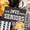 Proud “We Love Our Seniors” Yard Sign – 26″ x 16″ (1-Pack) – Corrugated Plastic with Metal Stakes – Graduation Driveways, Yards & School Entrances