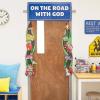 43 3/4″ x 59 1/4″ On the Road VBS Cardstock Door Border Decoration – 4 Pieces