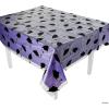 Fun Express 54″ x 108″ Graduation Cap Disposable Plastic Tablecloth Kit – 2 Piece Set – Great for Graduation Celebrations (Orange)(Purple)
