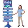 Fun Express God’s Galaxy Vbs Directional Sign – Party Decor – Large Decor – Floor Stand Ups – VBS Vacation Bible School Supplies/Decor – 1 Piece