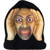 Terrifying Black Rubber Halloween Peeper Freak Decor – 8″ x 12″ x 12″ (1 Count) Perfect for Home Haunts & Scary Displays