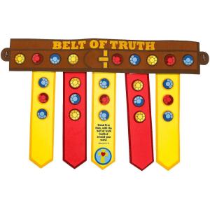 Fun Express Armor of God Belt Craft Kit – Makes 12 – VBS and Sunday School Crafts for Kids – VBS Vacation Bible School Supplies/Decor