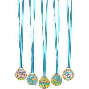Fun Express Bulk 50 Pieces Dr. Seuss™ Oh, The Places You’ll Go Award Medals