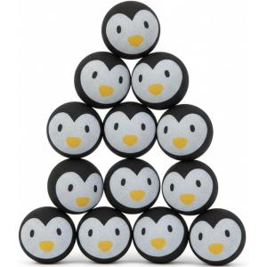 Fun Express Cute Penguin Bouncy Balls – Toys – VBS Vacation Bible School Supplies/Decor – 12 Pieces