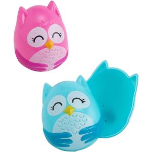 Fun Express OWL Shaped Egg – Party Supplies – Home Decor Christmas Birthday Party Easter Decoration Gift – =Graduation Birthday Baby Shower Party Supplies – 12 Pieces