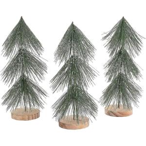 Fun Express Tabletop Evergreen Trees – Home Decor – VBS Vacation Bible School Supplies/Decor – 3 Pieces