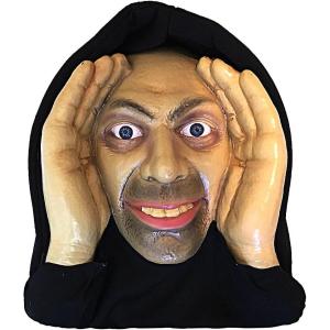Terrifying Black Rubber Halloween Peeper Freak Decor – 8″ x 12″ x 12″ (1 Count) Perfect for Home Haunts & Scary Displays