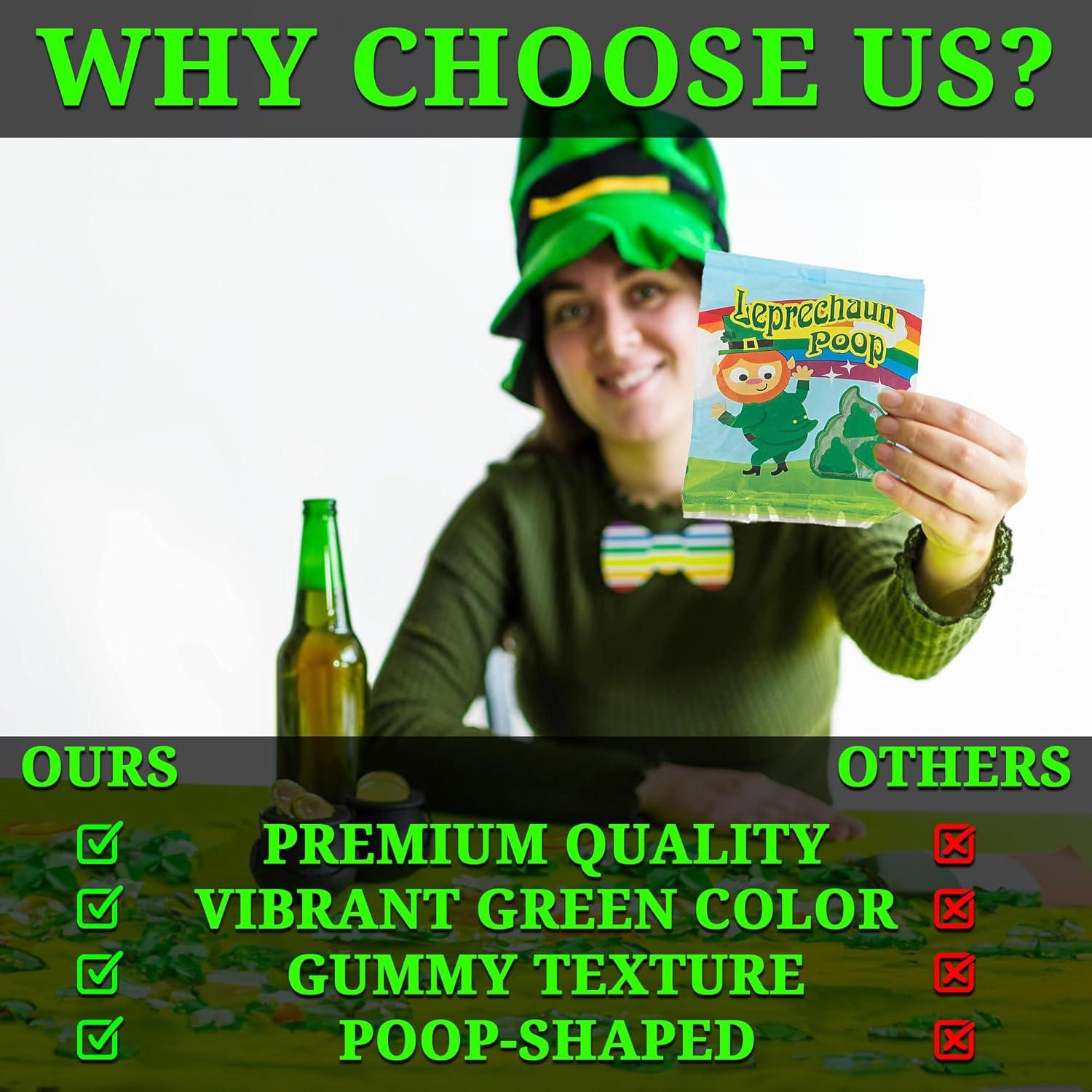 image:imageFun Express Leprechaun Poop Gummy Candy Bulk 24 Packs St Patricks Day Treats for Kids Classroom Party Favors Green Shamrock Novelty Candy for March 17th Celebrations amp Irish Theme Events