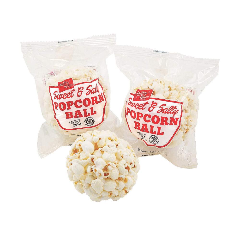 image:imageFun Express Popcorn Balls Individual Bags 24 Pack  Gluten Free Nut Free Snacks for Kids School Classroom  Halloween Treats Party Favors Goodie Bag Stuffers  Bulk Snacks Individually Wrapped 1oz Each