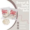 Bulk 100 Piece Kathy Kaye Sweet & Salty Popcorn Balls, Great for Work Gatherings, Fundraisers, Birthday and Other Grand Event Treats
