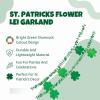 Fun Express – Flower Garland with Shamrocks for St. Patrick’s Day – Party Decor – Hanging Decor – Garland – St. Patrick’s Day – 1 Piece