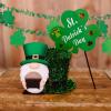 Fun Express – Flower Garland with Shamrocks for St. Patrick’s Day – Party Decor – Hanging Decor – Garland – St. Patrick’s Day – 1 Piece