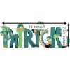 Fun Express Happy St Patricks Day Wooden Sign – Premium Hand-Painted Hinged Screen with Shamrocks, Leprechauns & Rainbows | Irish Home Decor for Tabletop Display | Celtic Holiday Decorations 18×7.75