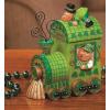 Fun Express Leprechaun Blarney Express Tabletop Train – St. Patrick’s Day Home Decor – 3 Piece Set – Green