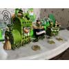 Fun Express Leprechaun Blarney Express Tabletop Train – St. Patrick’s Day Home Decor – 3 Piece Set – Green