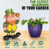 Fun Express Leprechaun Garden Figure for St Patricks Day – 11.5 Inches Tall – Hand Painted – Outdoor Yard Decor Statue