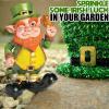 Fun Express Leprechaun Garden Figure for St Patricks Day – 11.5 Inches Tall – Hand Painted – Outdoor Yard Decor Statue