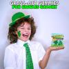 Fun Express Leprechaun Poop Gummy Candy Bulk 24 Packs – St Patricks Day Treats for Kids Classroom Party Favors | Green Shamrock Novelty Candy for March 17th Celebrations & Irish Theme Events