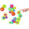 Fun Express Magnetic Gear Building Toys 22 Pieces – Educational STEM Learning Toys for Kids Ages 4-8 | Spinning Gears for Refrigerator Magnets & Whiteboard | Multicolor Engineering Science Kit Set