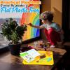 Fun Express Plastic Trays for Classroom Organization – Set of 6 Colorful Art & Craft for Kids | Stackable Activity Trays for Preschool, Daycare & Educational Activities | Multi-Purpose Design