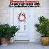 Valentine’s Day Pom-Poms Wreath (14 inch in Diameter) Valentine Home Decor