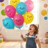Vibrant Pink, Blue, & Yellow Party Inflatable Care Bears Latex Balloons, 10″ (12-Count) – Perfect for Birthday Bouquets, Party Backdrops & Table Decor